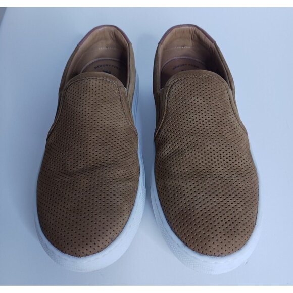 Flag Ltd. CAMERON Slip On Leather Tan Shoes Youth Boys Size 3 With Box - Picture 2 of 7